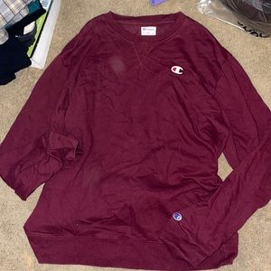 Oversized champion sweatshirt